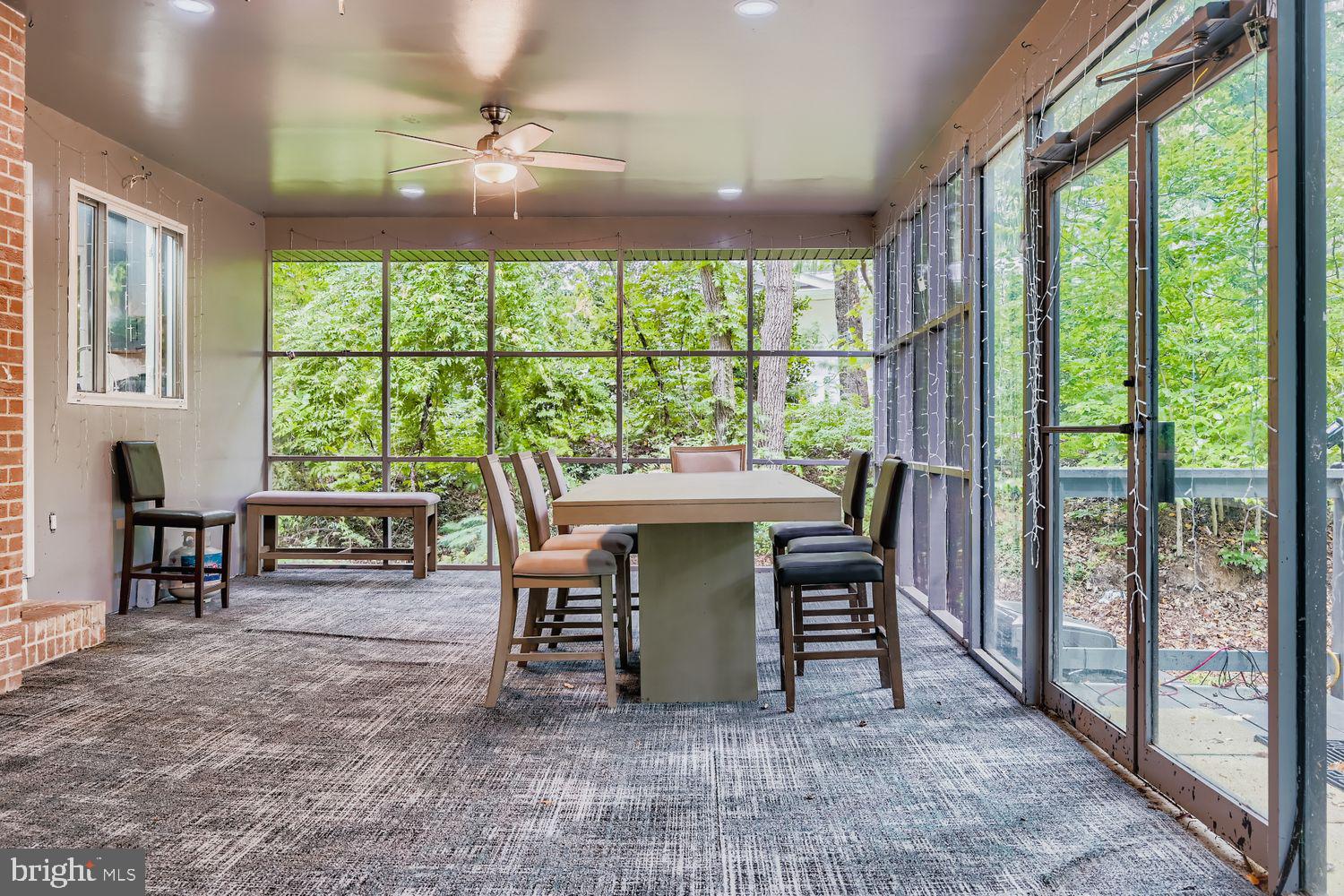 3203 Brezina Place Edgewater, MD 21037 - Photo 31 of 42 a view of a dining room with furniture window and outside view