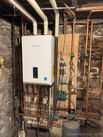 a view of storage and utility room