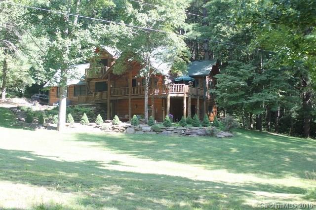 804 Battle Branch Road Bryson City, NC 28713 - Photo 22 of 23 a view of a house with backyard and sitting area