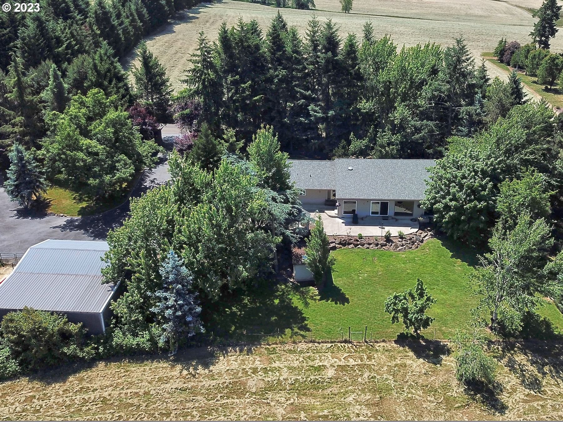 12773 South Union Hall Road Canby, OR 97013 - Photo 46 of 47 an aerial view of a house