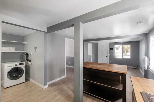 wooden floor in an empty room