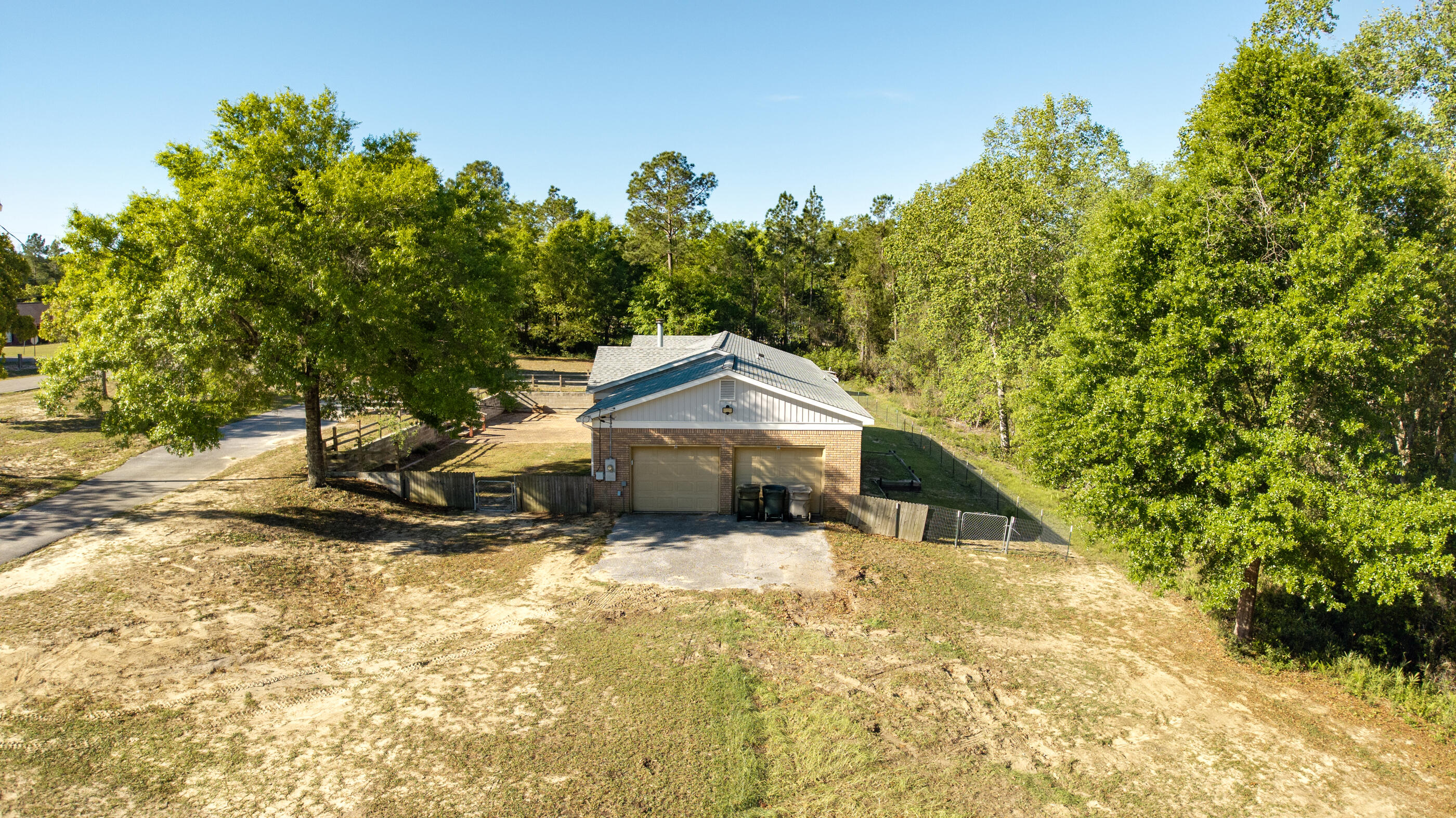 3571 Schifko Road Cantonment, FL 32533 - Photo 51 of 59 Garage Side Aerial View
