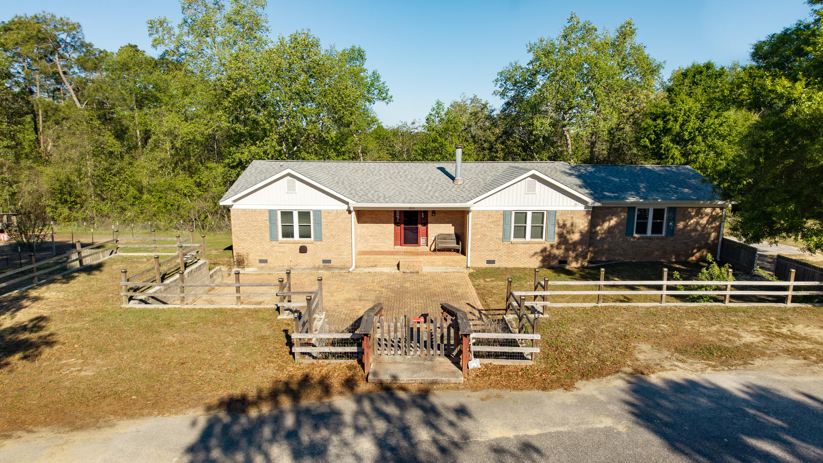 3571 Schifko Road Cantonment, FL 32533 - Photo 52 of 59 Front of House Aerial View
