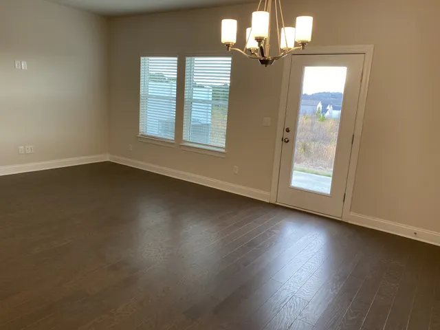 a close view of a closet