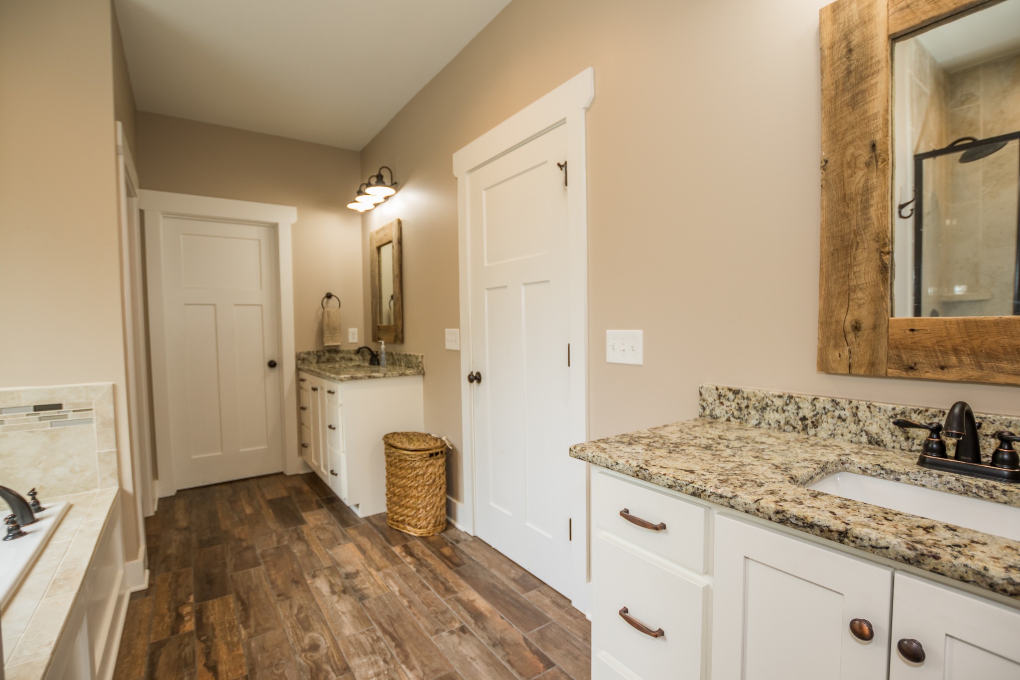3597 Thompson Road Rockvale, TN 37153 - Photo 12 of 23 a bathroom with a granite countertop sink and a mirror
