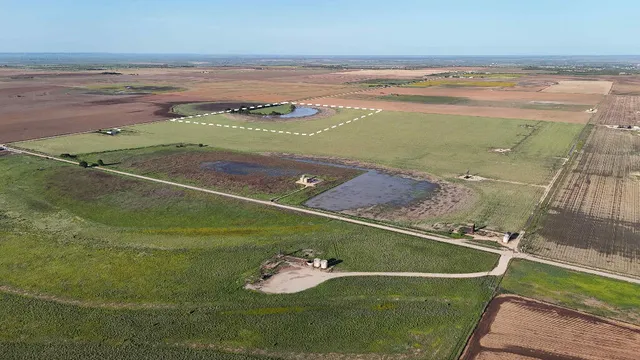 a view of an outdoor space and a ocean view