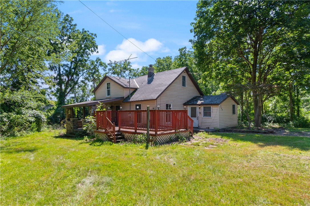 369 Bloom Road Arcadia, NY 14513 - Photo 24 of 38 The rear deck and COVERED porch!