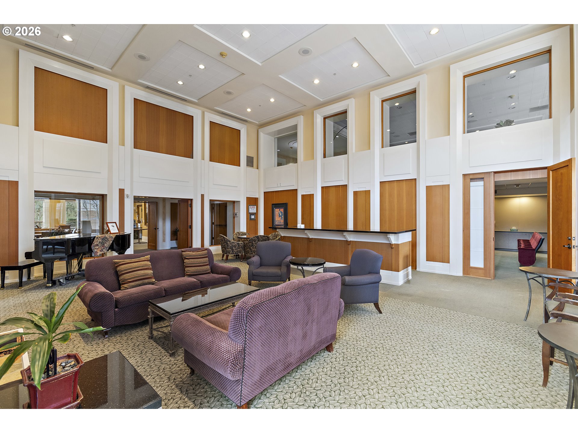 1132 Southwest 19th Avenue, Unit 505 Portland, OR 97205 - Photo 26 of 36 a living room with furniture