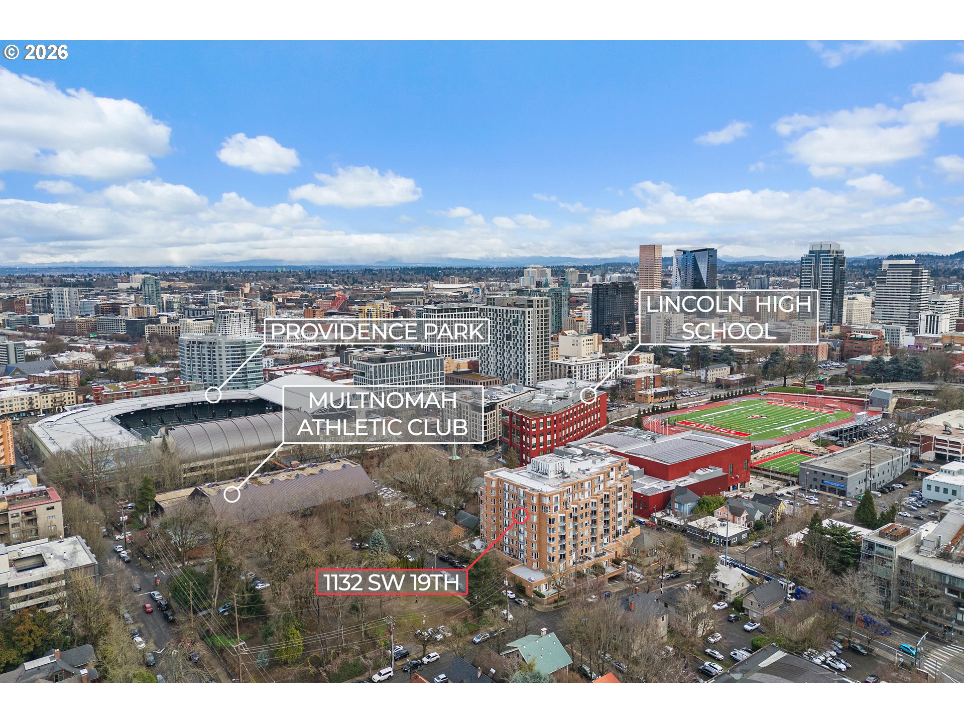 1132 Southwest 19th Avenue, Unit 505 Portland, OR 97205 - Photo 33 of 36 a view of a city