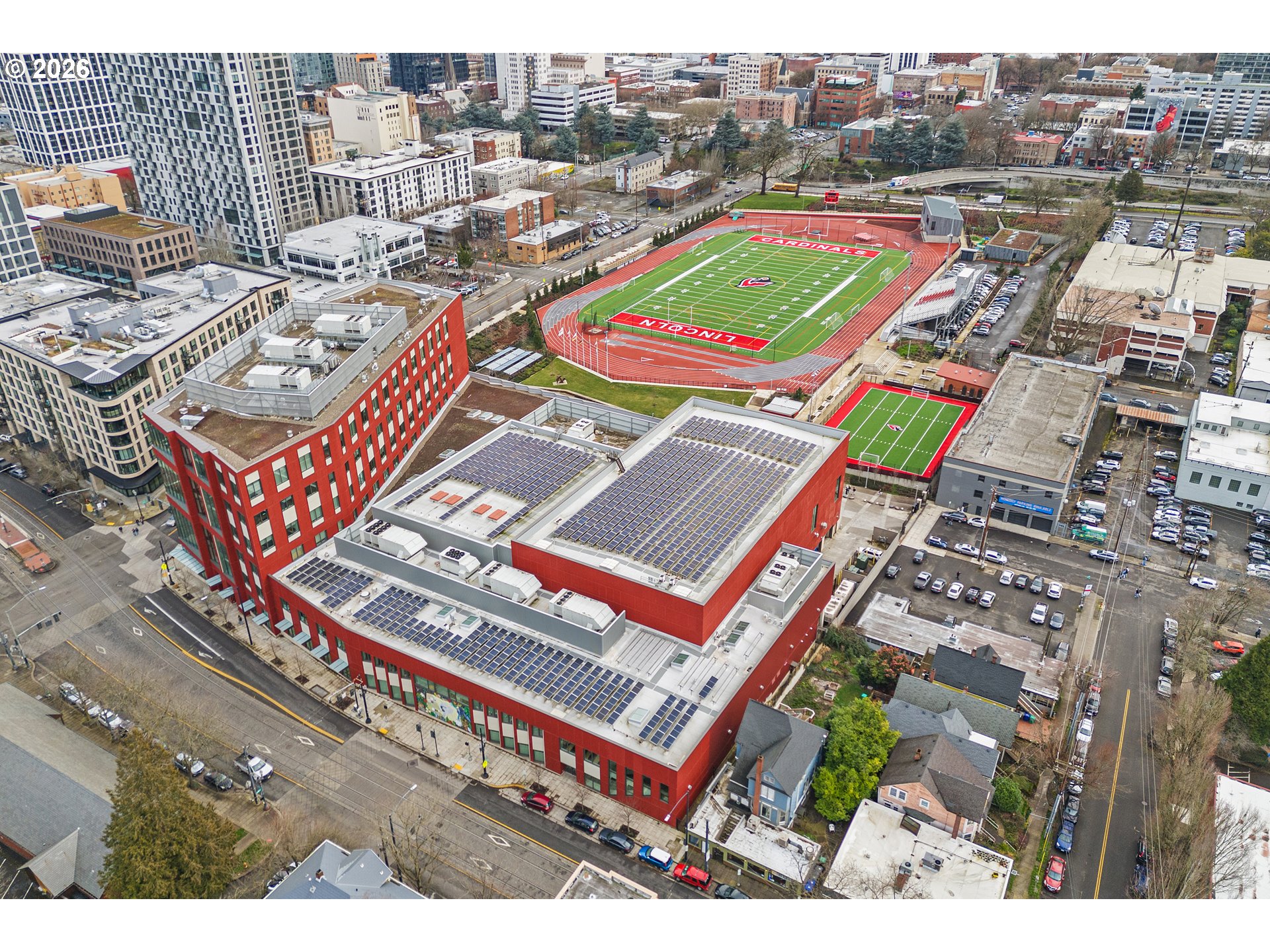 1132 Southwest 19th Avenue, Unit 505 Portland, OR 97205 - Photo 34 of 36 an aerial view of a city