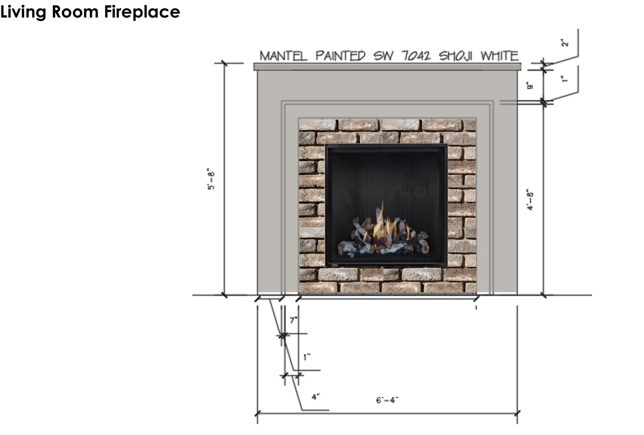 7806 53rd Street Lubbock, TX 79407 - Photo 6 of 13 a view of living room with a fireplace