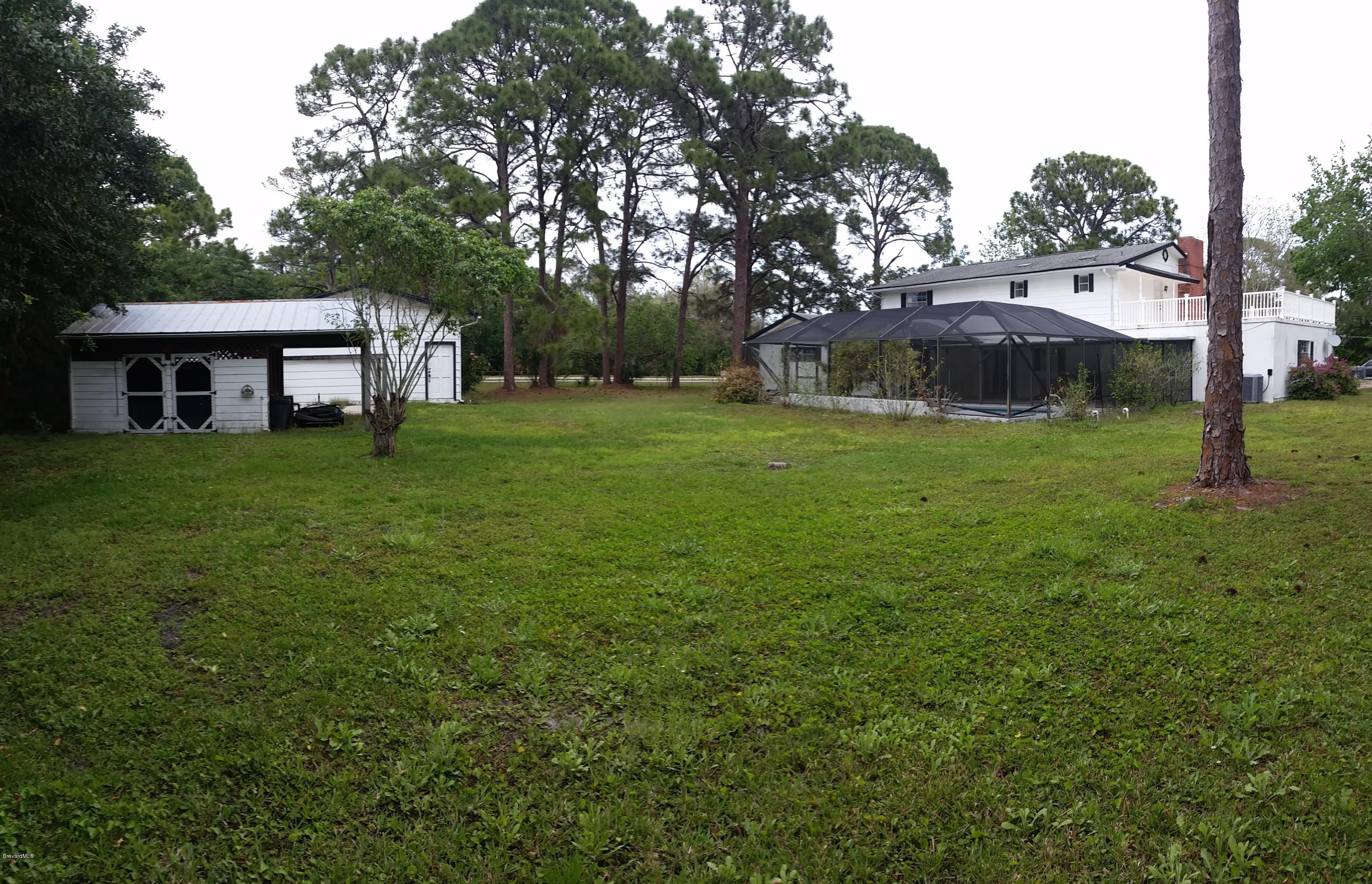 2420 Harlock Road Melbourne, FL 32934 - Photo 25 of 47 NE view from yard
