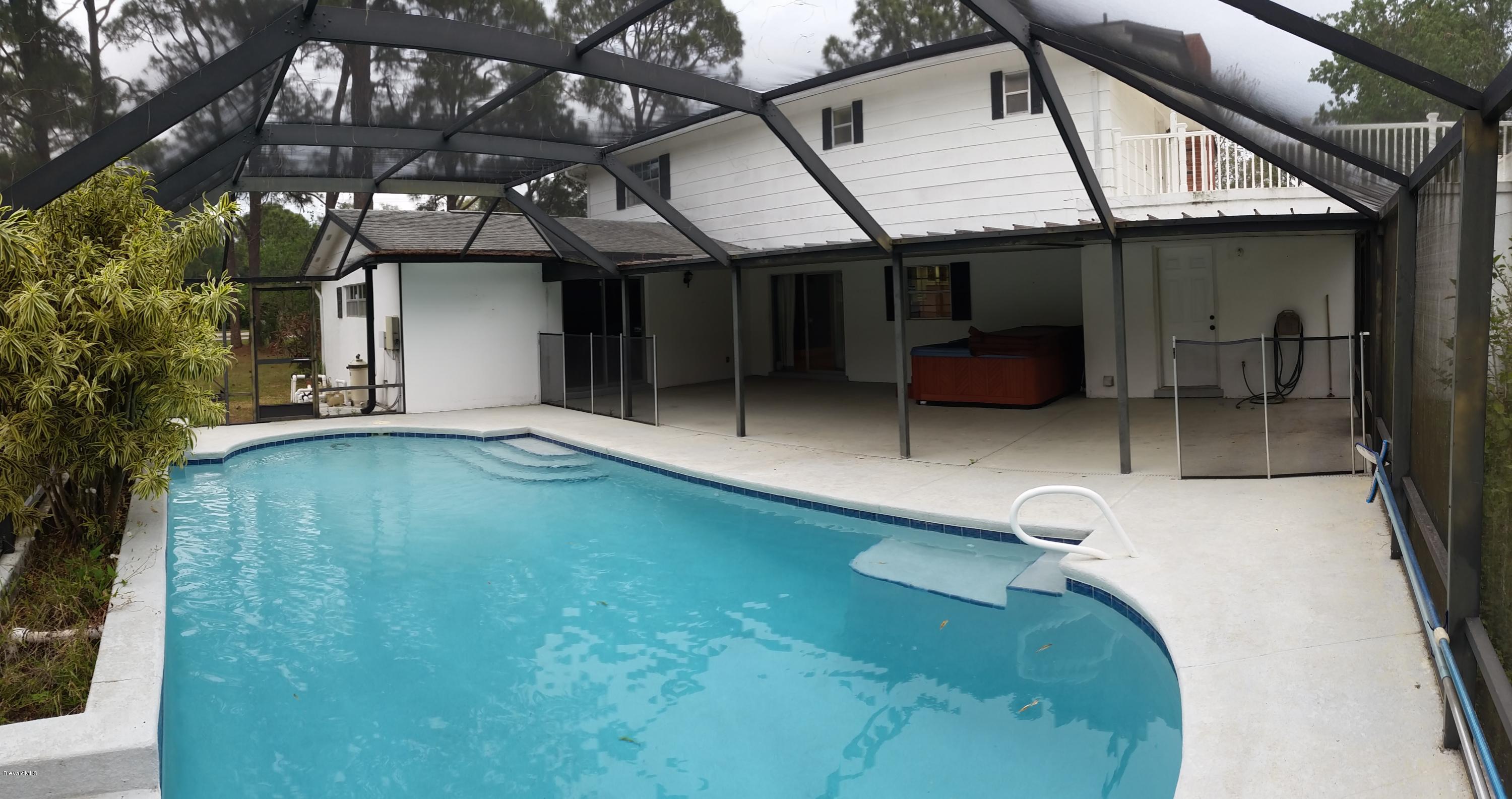 2420 Harlock Road Melbourne, FL 32934 - Photo 31 of 47 POOL area NE view
