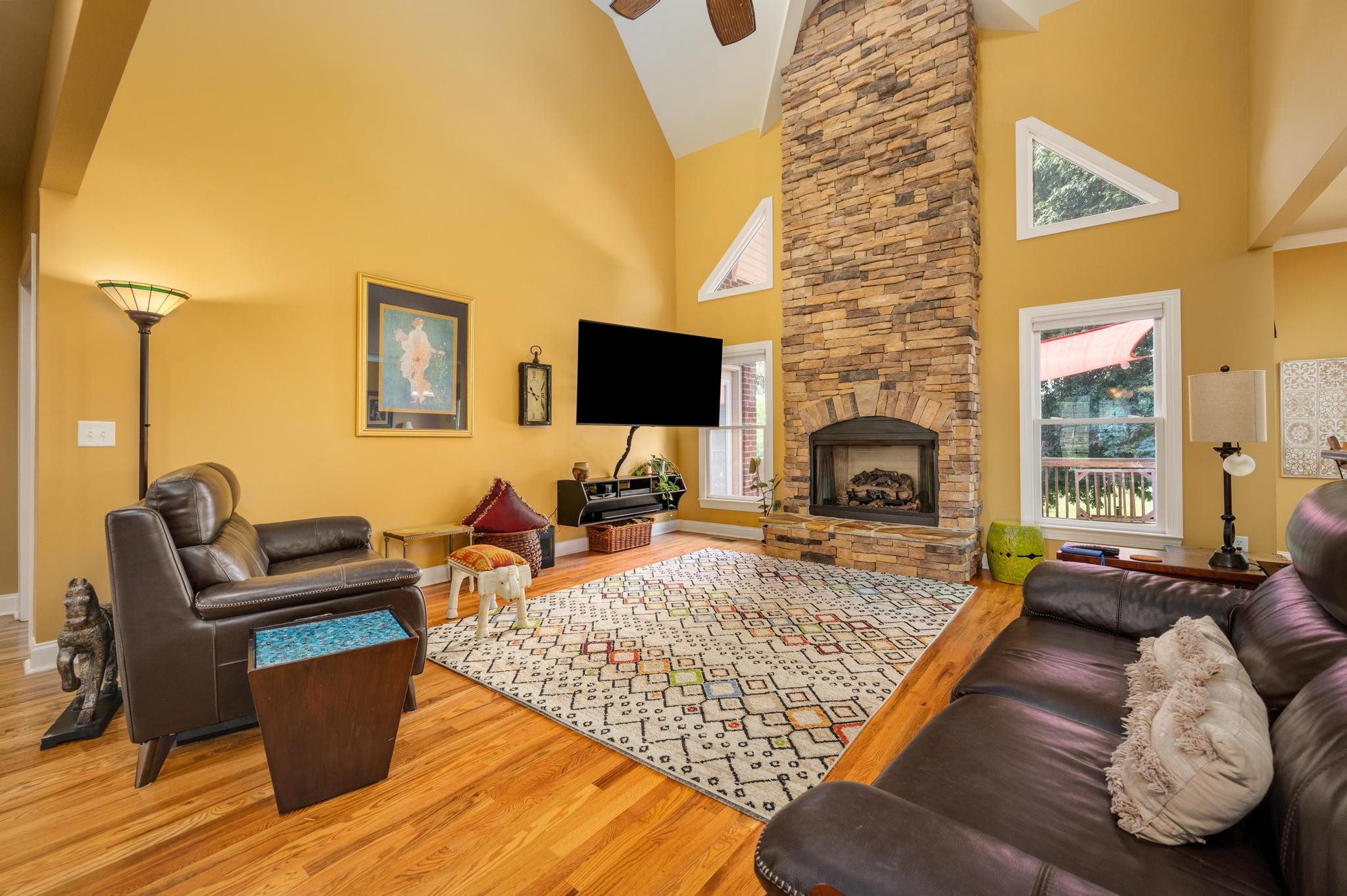 3991 Franklin Road Lebanon, TN 37090 - Photo 13 of 62 a living room with furniture and a fireplace