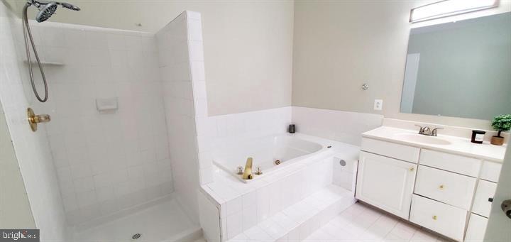 20153 Valhalla Square Ashburn, VA 20147 - Photo 8 of 26 a bathroom with a sink a bathtub and a shower