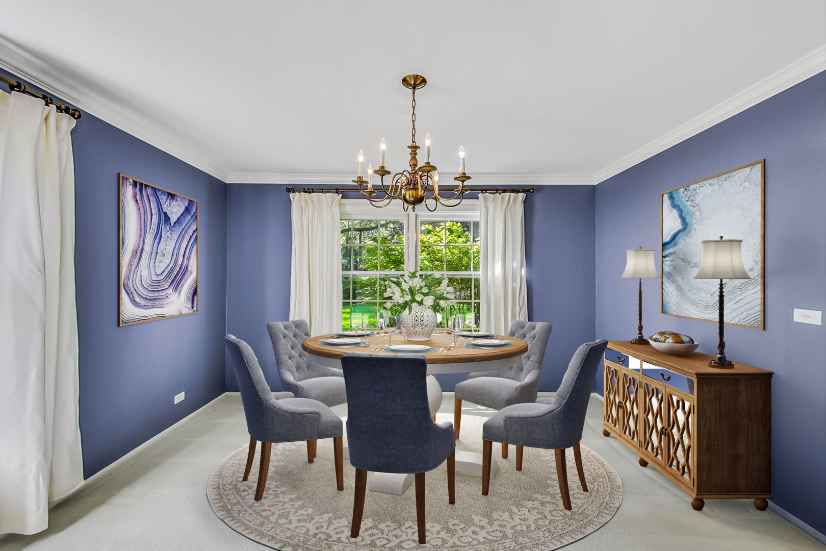 2441 Shannon Road Northbrook, IL 60062 - Photo 7 of 26 a dining room with furniture and window