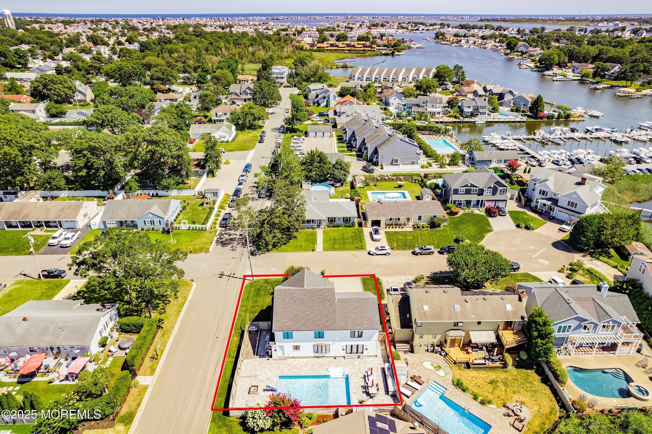 1615 Calamus Place Point Pleasant, NJ 08742 - Photo 46 of 62 an aerial view of residential houses with outdoor space