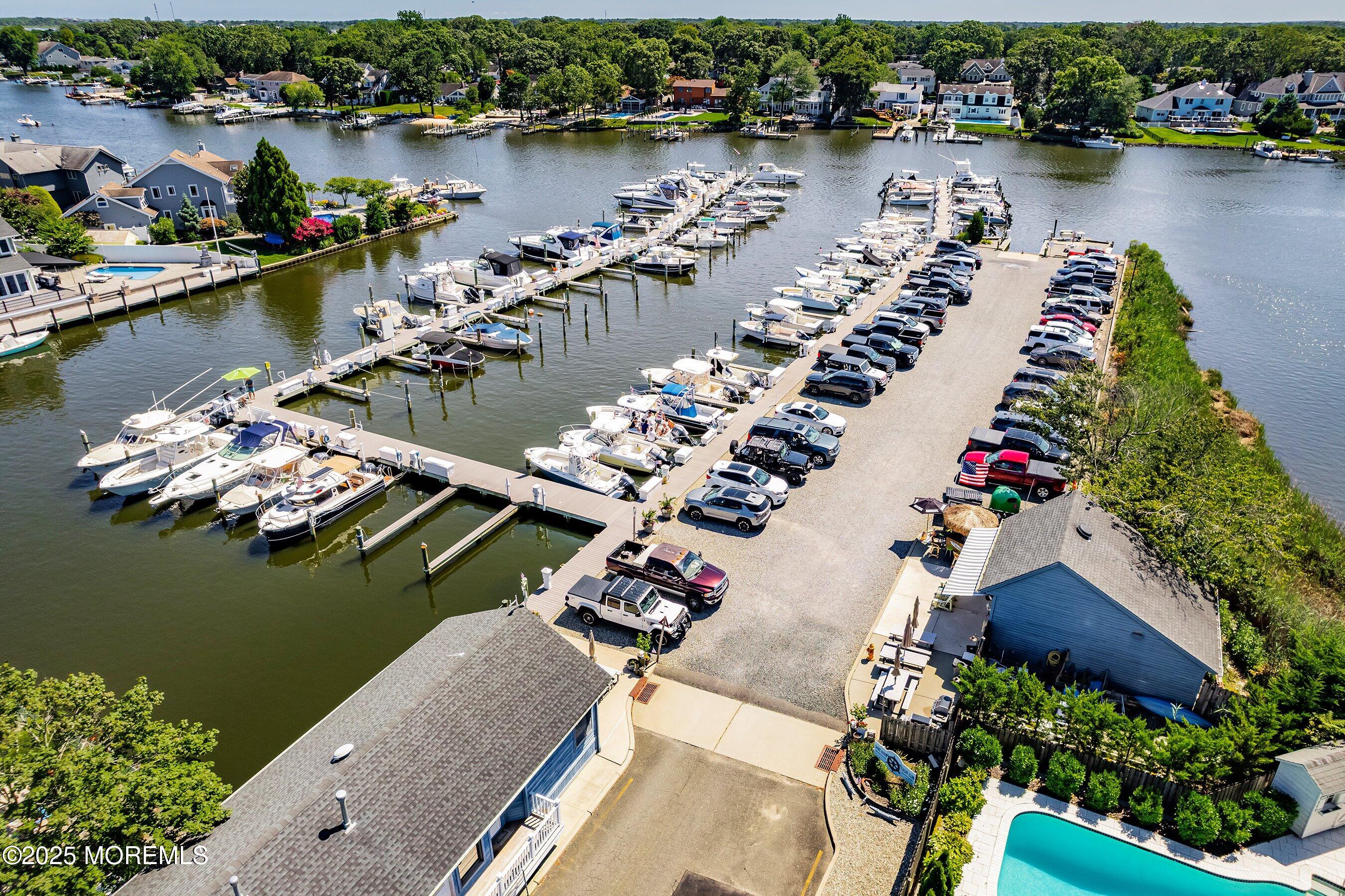 1615 Calamus Place Point Pleasant, NJ 08742 - Photo 49 of 62 an aerial view of a house with a lake view