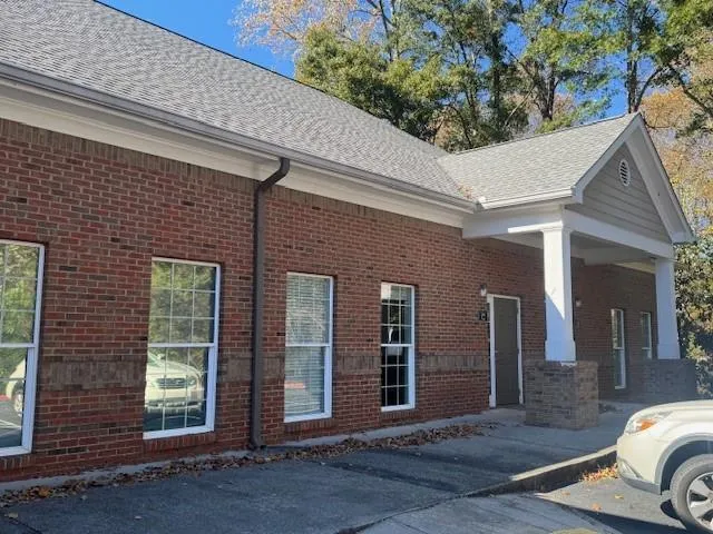 a view of a house with a outdoor space