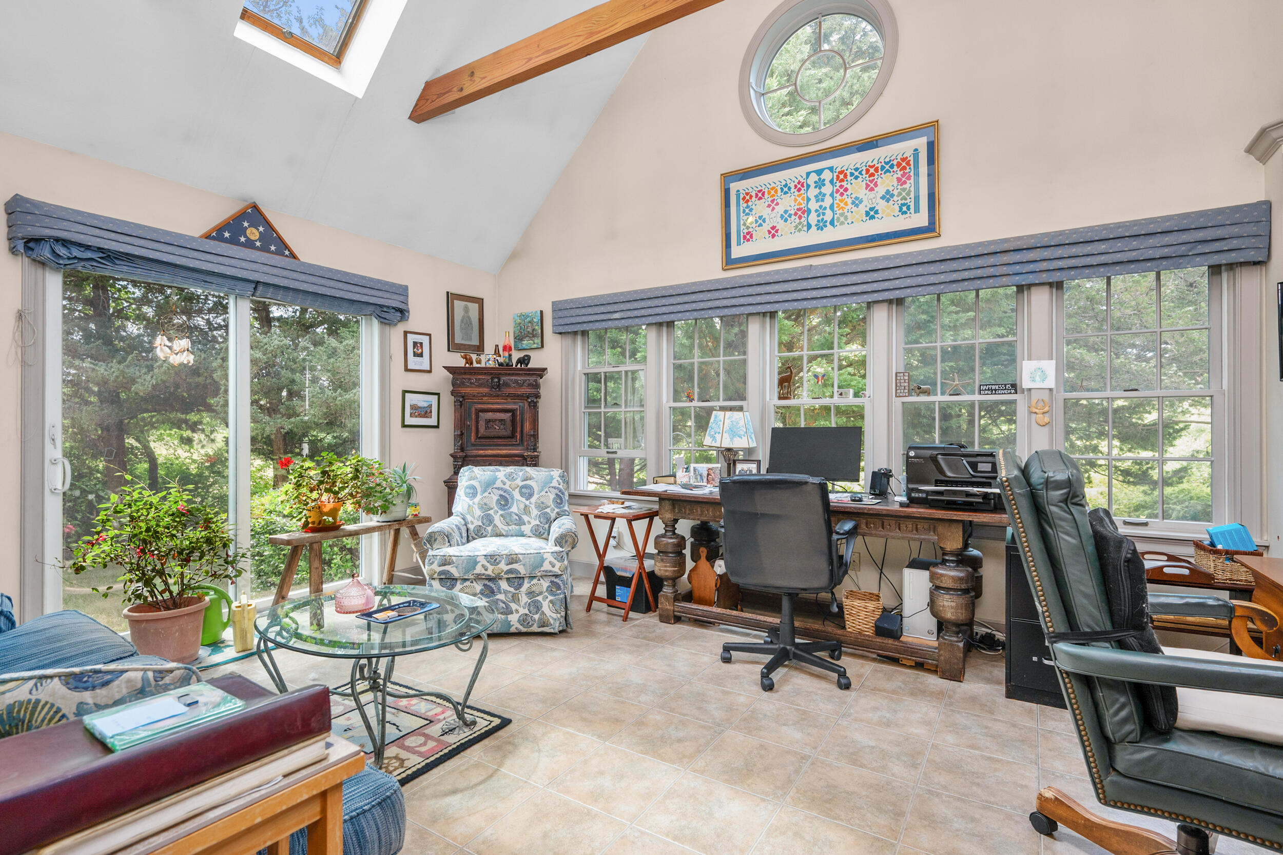 4323 Main Street Barnstable, MA 02630 - Photo 20 of 33 a view of a livingroom with workspace and a window