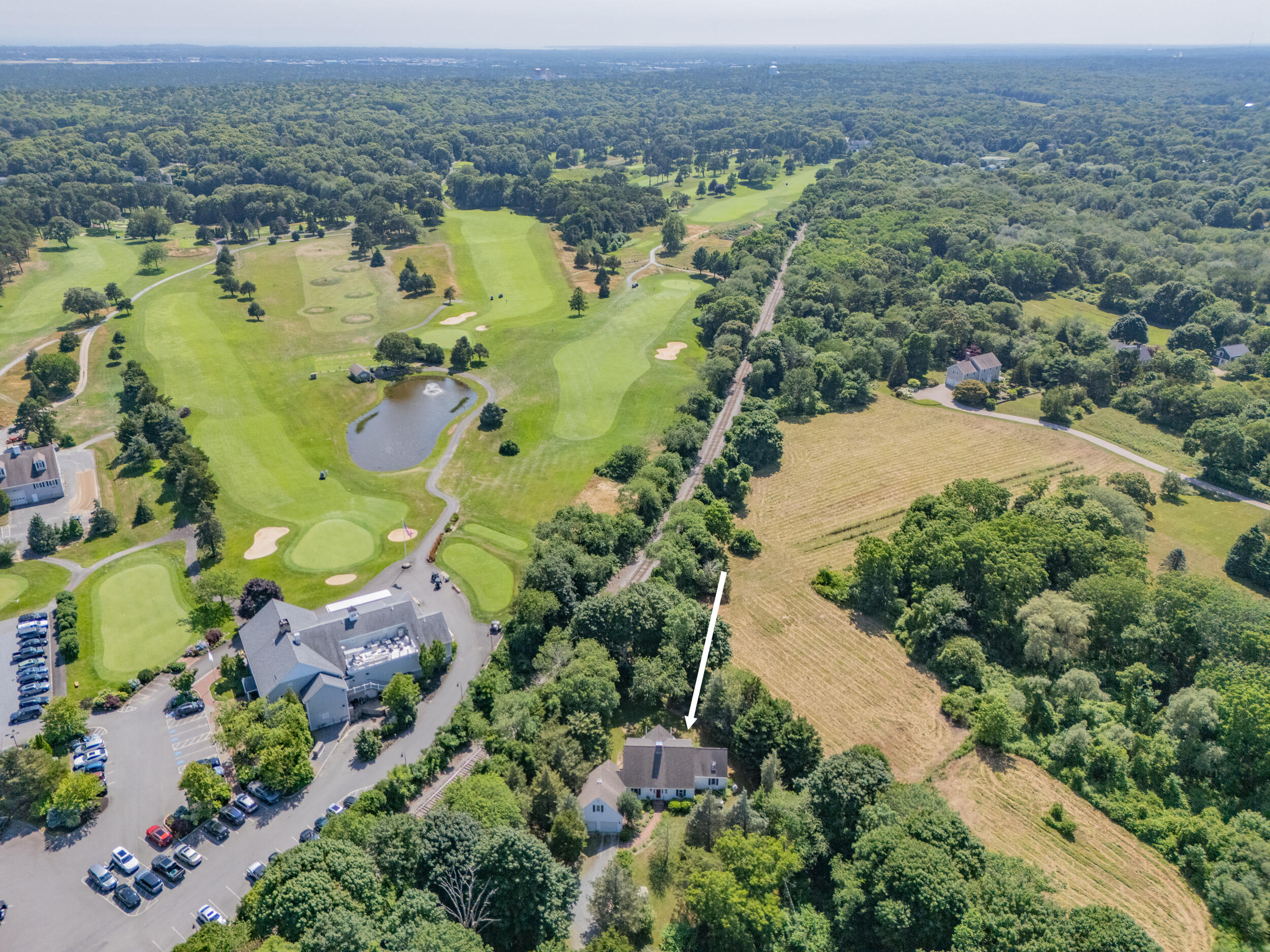4323 Main Street Barnstable, MA 02630 - Photo 32 of 33 an aerial view of residential houses with outdoor space