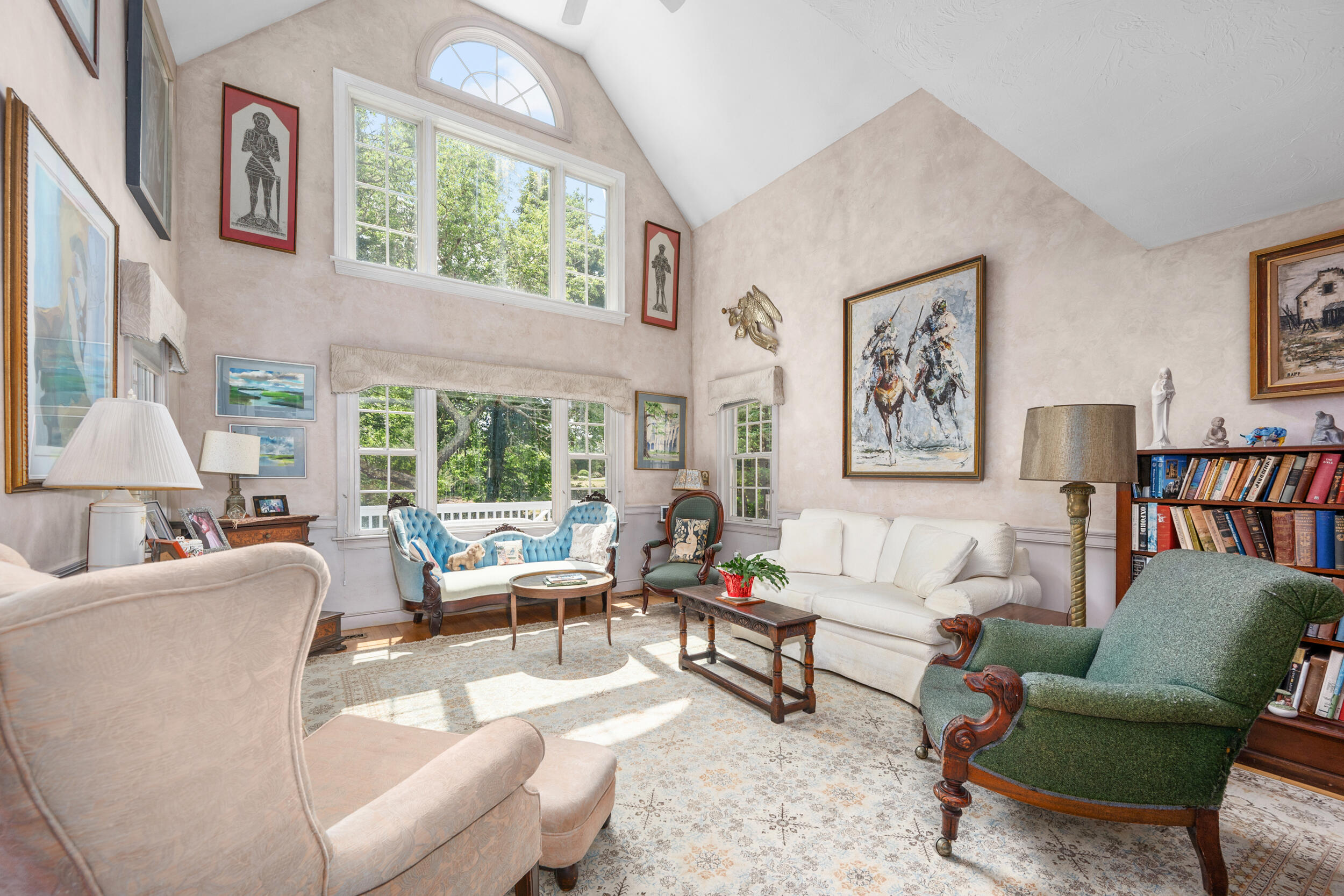 4323 Main Street Barnstable, MA 02630 - Photo 8 of 33 a living room with furniture and a large window