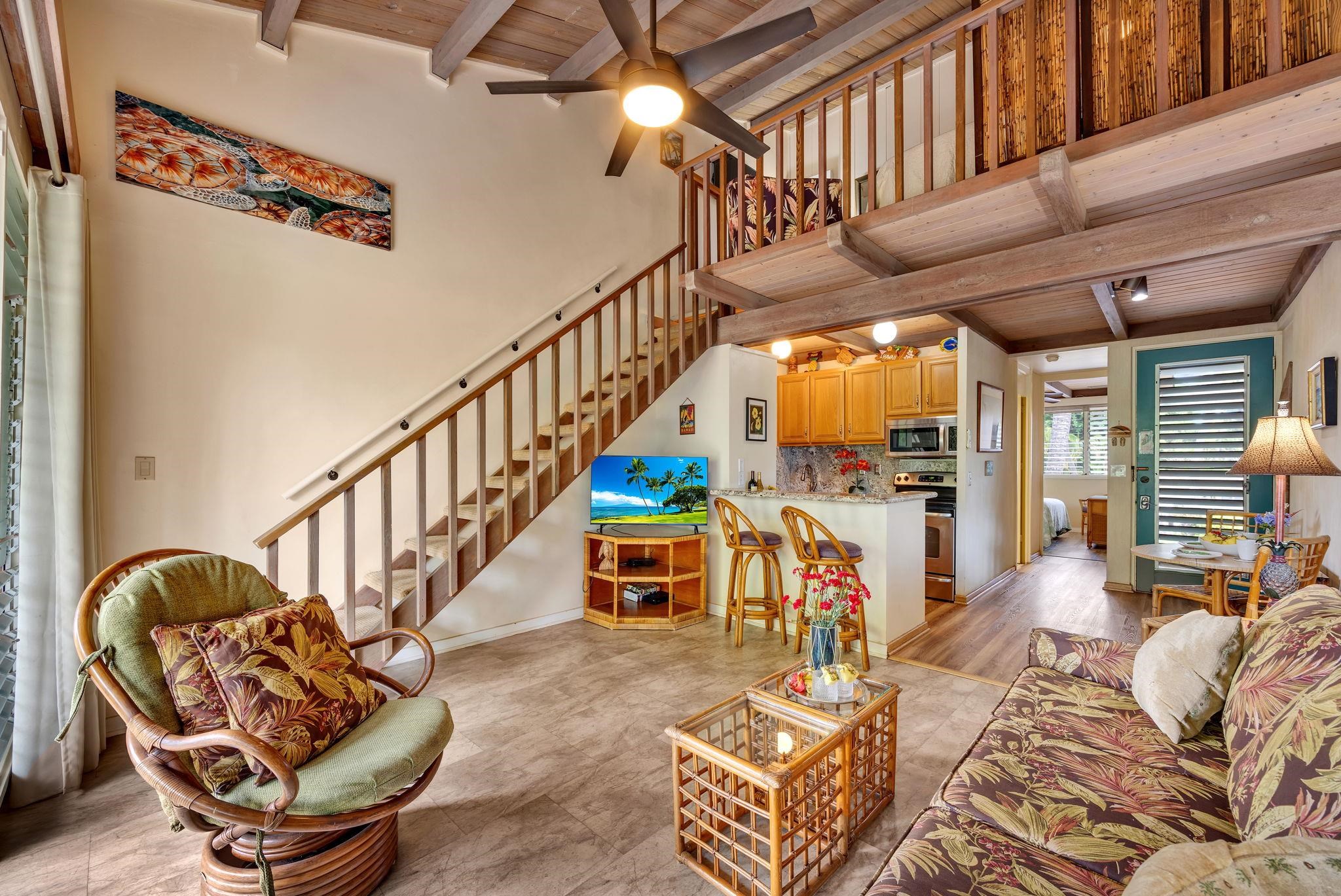3691 Lower Honoapiilani Road, Unit 211 Lahaina, HI 96761 - Photo 2 of 47 a view of entryway livingroom and hall