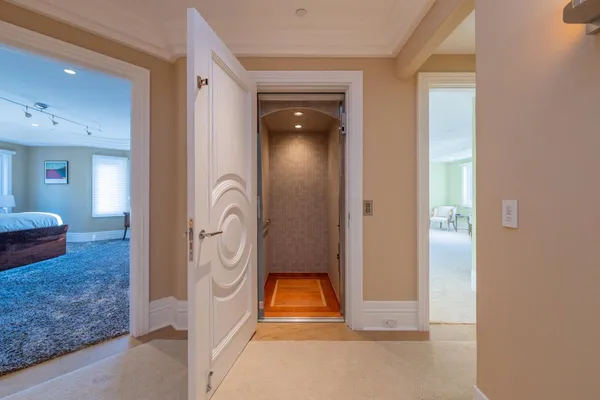 a view of front door door