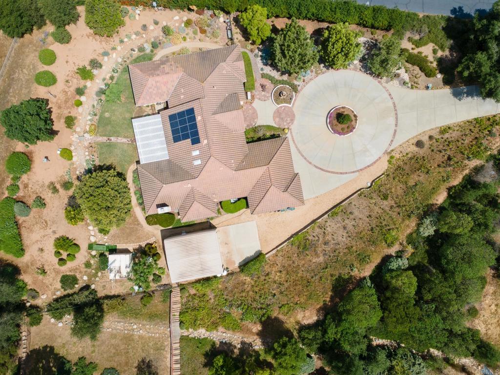 30646 Red Hawk Road Valley Center, CA 92082 - Photo 67 of 69 an aerial view of a house with a ocean view