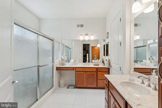 a view of hall way with furniture