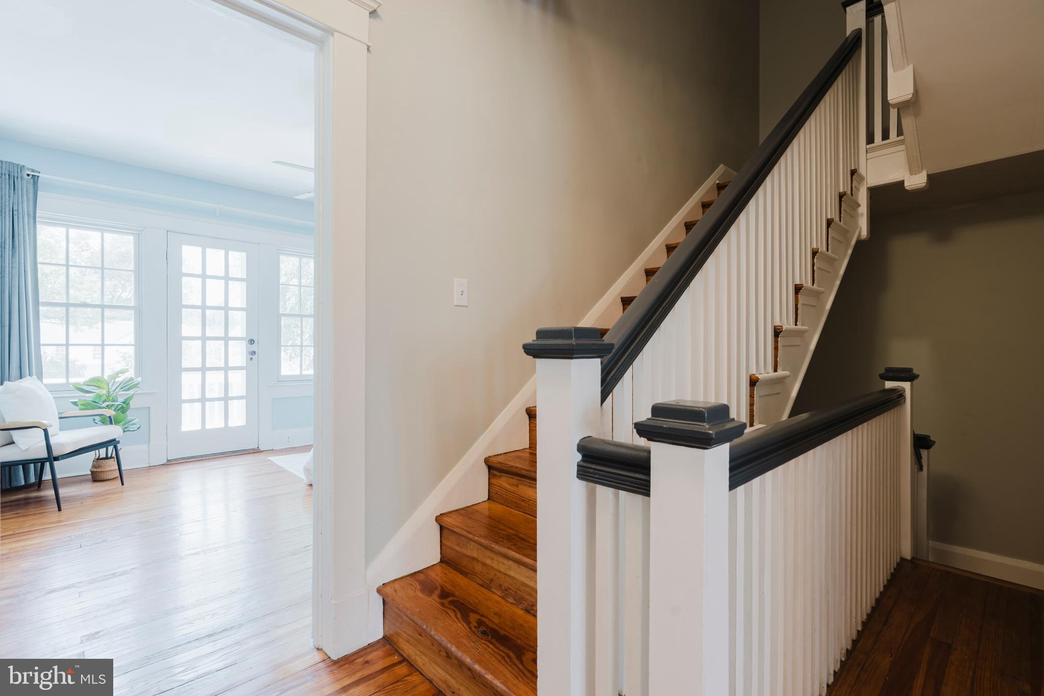 3541 Newland Road Baltimore, MD 21218 - Photo 38 of 68 a view of entryway and workspace with wooden floor