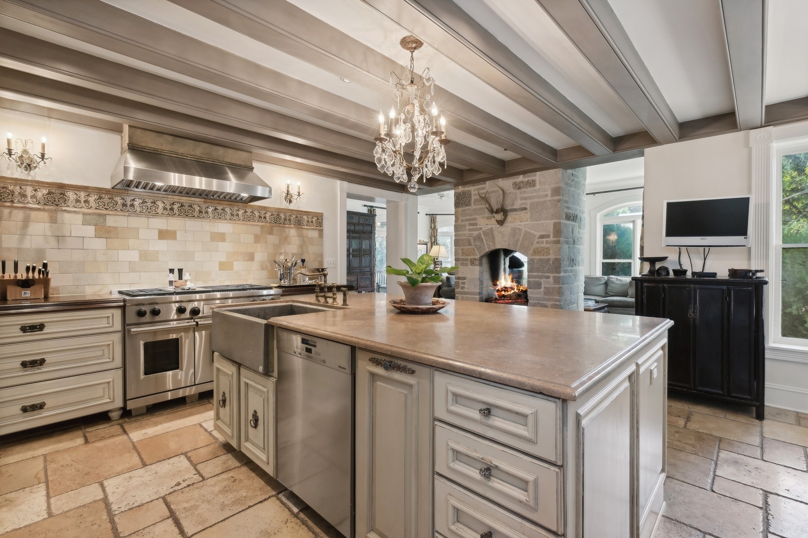 666 Maple Avenue Lake Bluff, IL 60044 - Photo 11 of 41 a kitchen with stainless steel appliances a sink and a stove