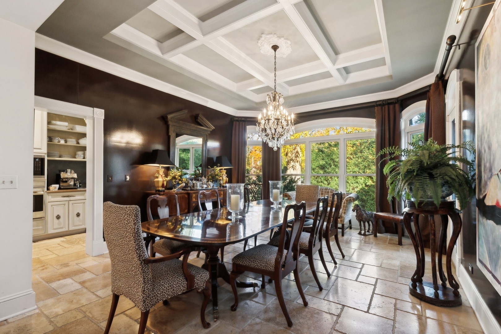 666 Maple Avenue Lake Bluff, IL 60044 - Photo 14 of 41 a view of a dining room with furniture window and wooden floor