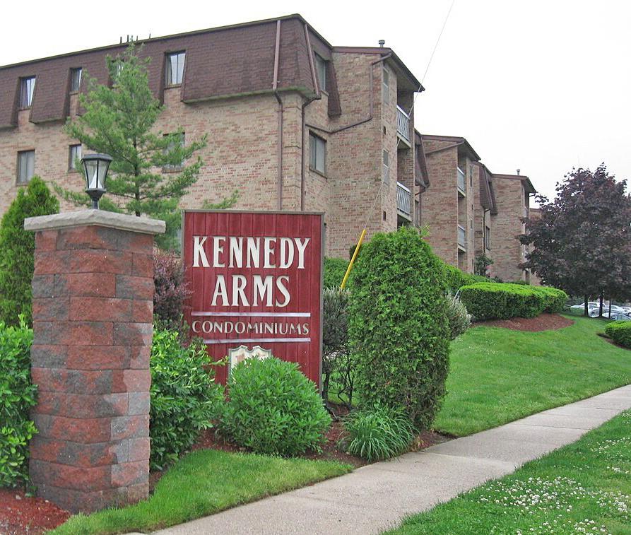 a sign on the side of a building