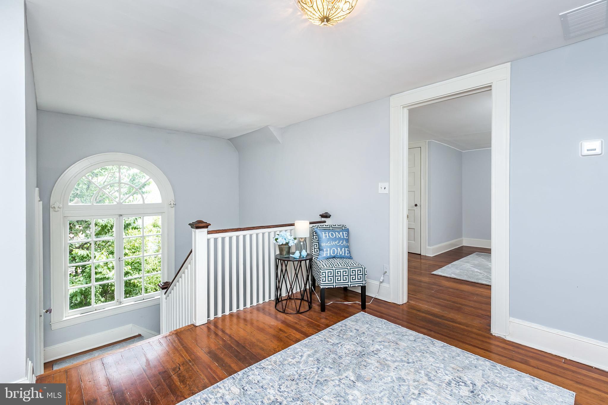 406 Hollen Road Baltimore, MD 21212 - Photo 22 of 43 View of the gorgeous window from the open landing