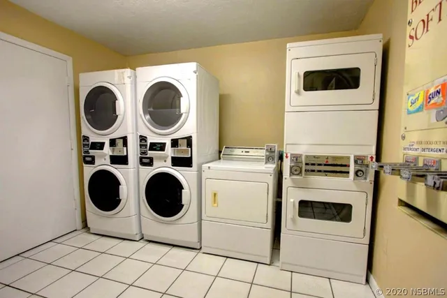 a view of a building with a street view