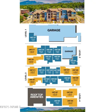 $911,905 | 310 East Birch Avenue, Unit 211, Flagstaff, AZ 86001