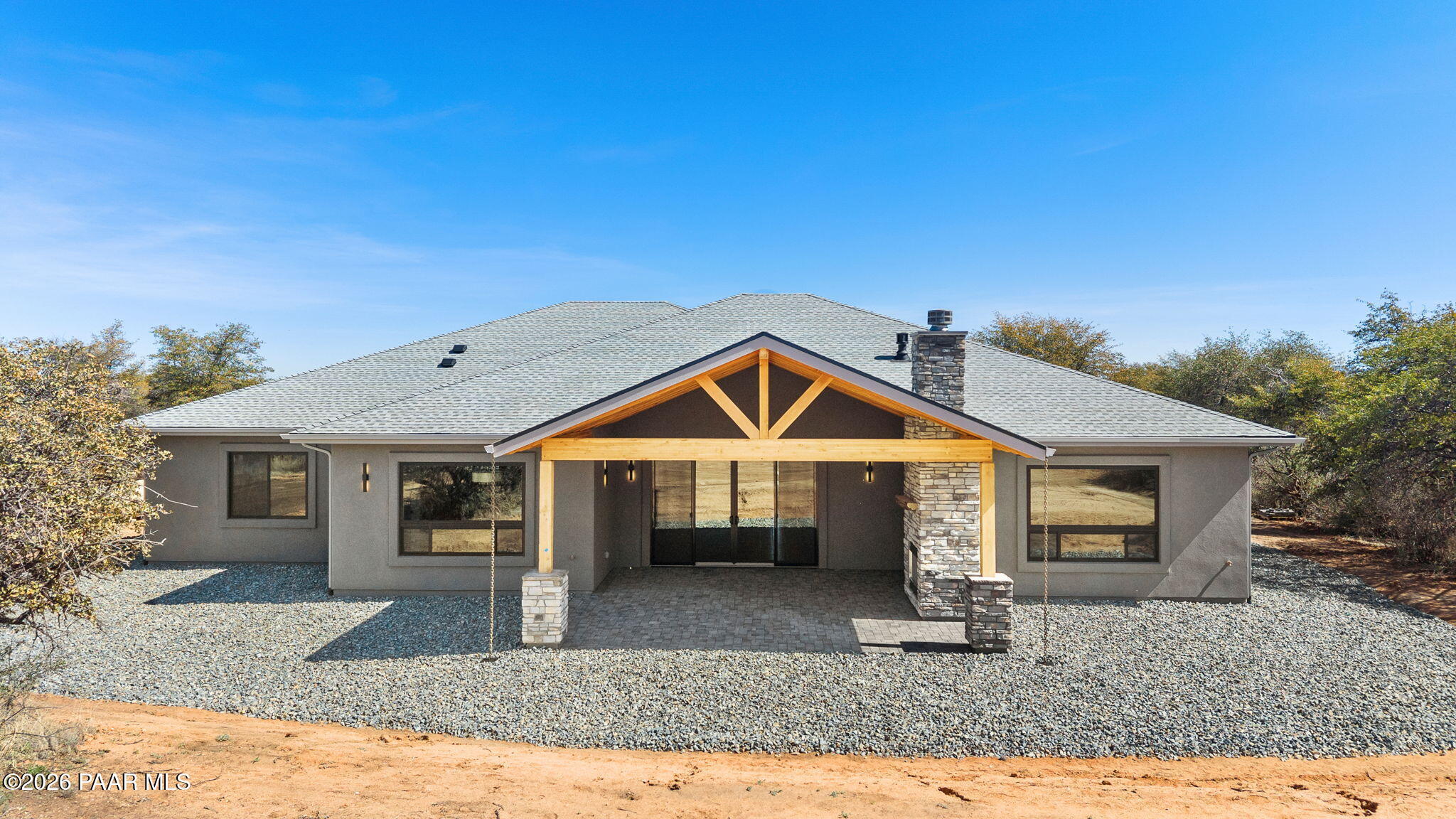 9529 North Bridle Ridge Road Prescott, AZ 86305 - Photo 3 of 43 42-Aerial Back