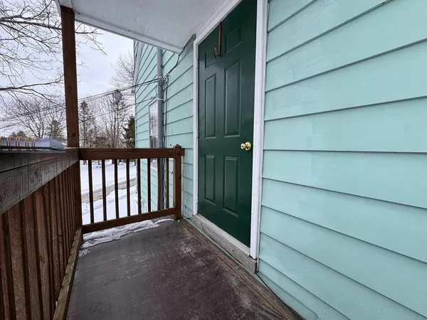 a view of a porch