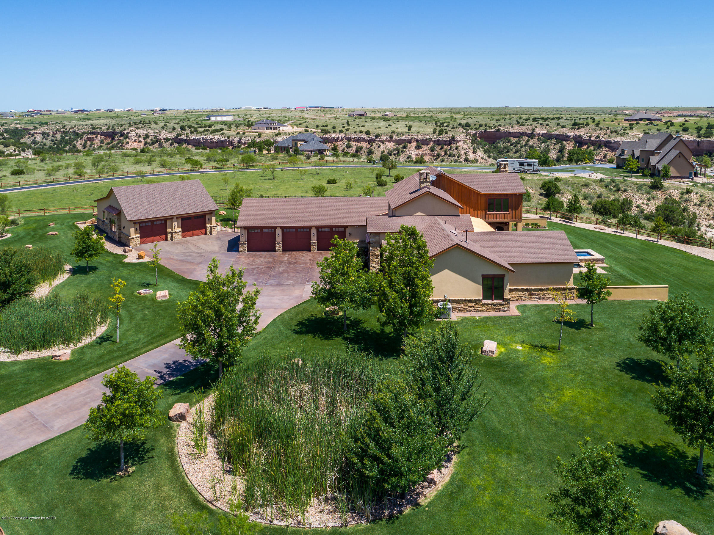 7851 East Lake View Road Amarillo, TX 79118 - Photo 46 of 57 Side Aerial