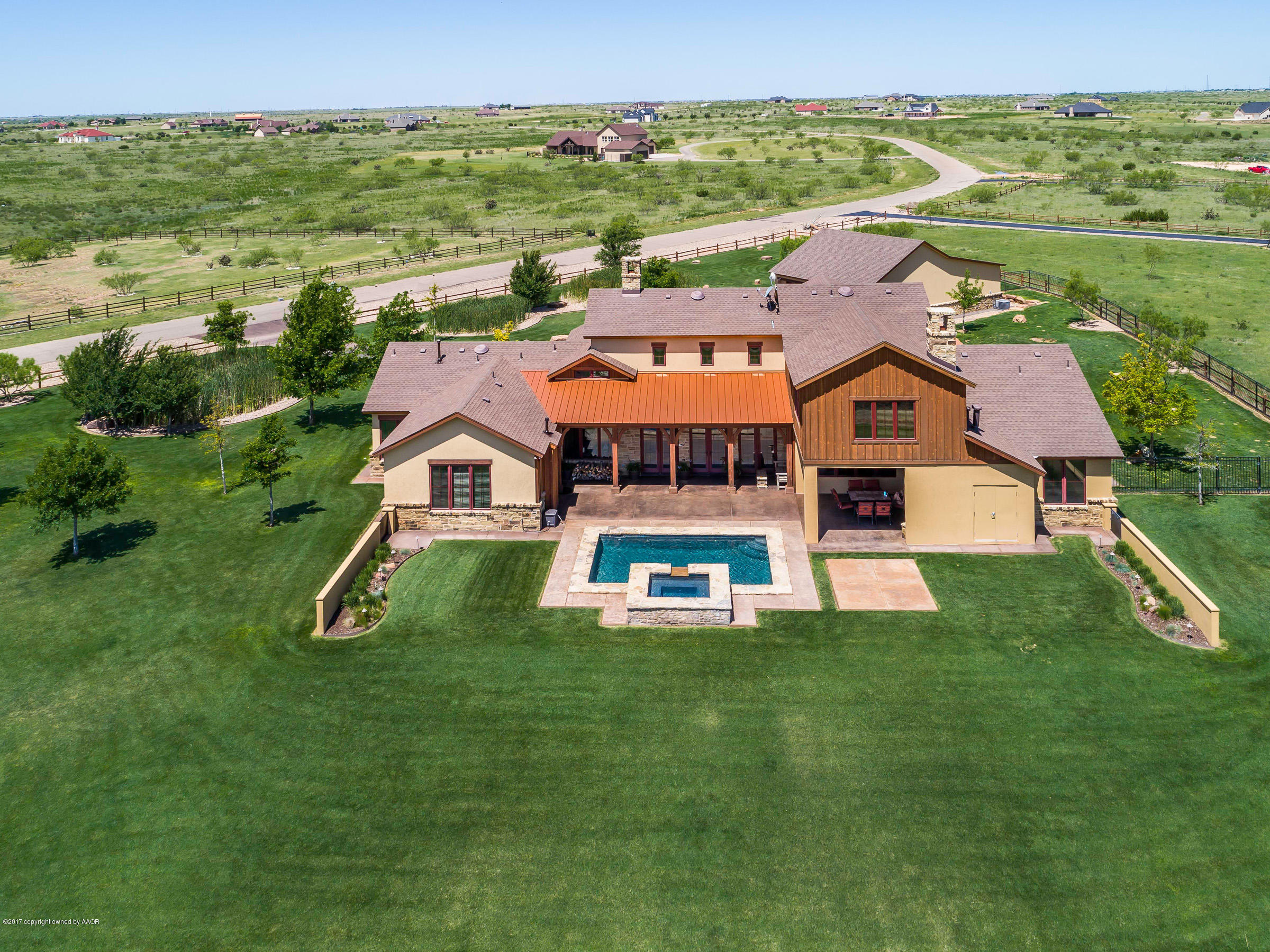 7851 East Lake View Road Amarillo, TX 79118 - Photo 50 of 57 Rear Aerial