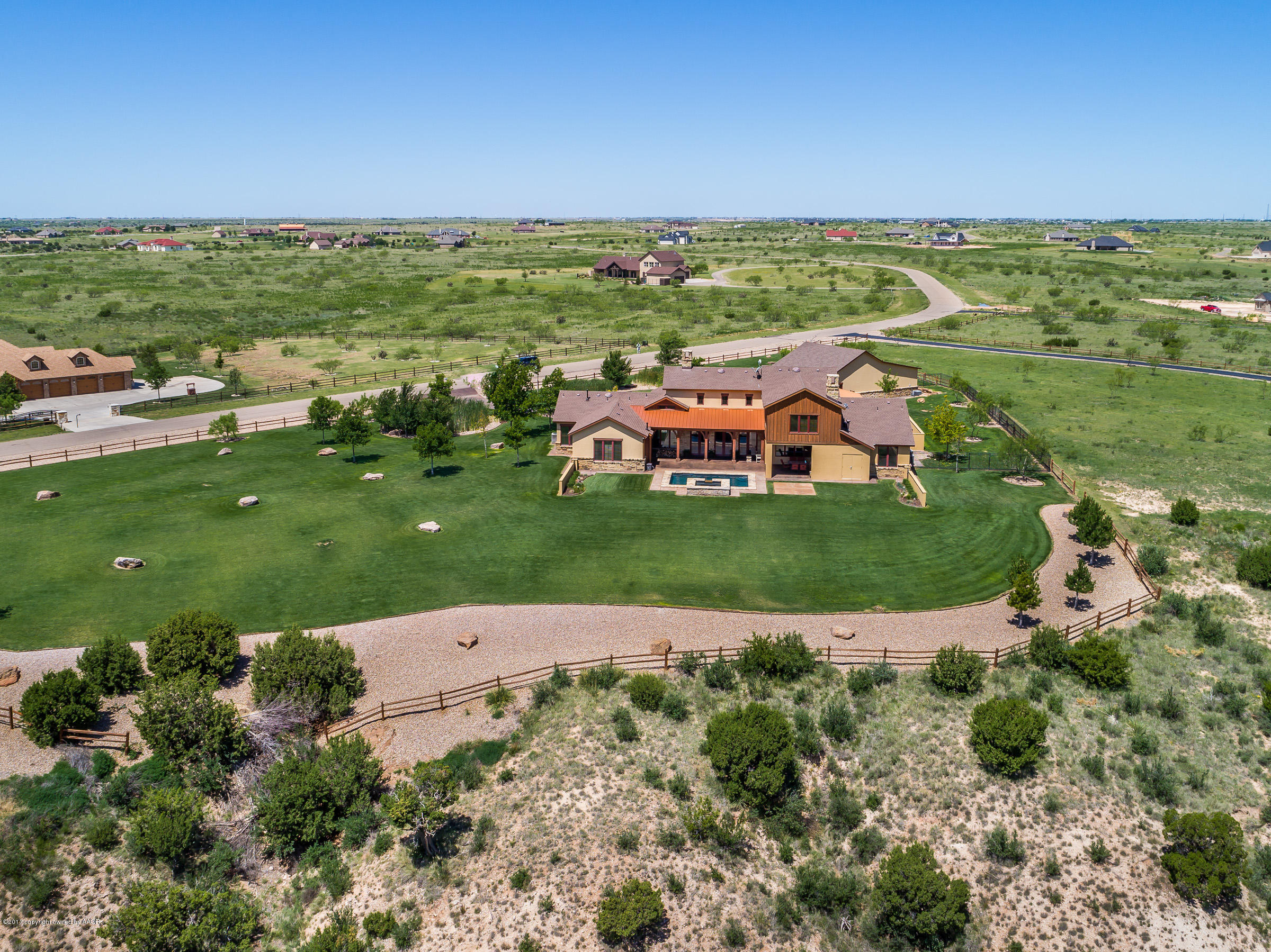 7851 East Lake View Road Amarillo, TX 79118 - Photo 51 of 57 Rear Aerial