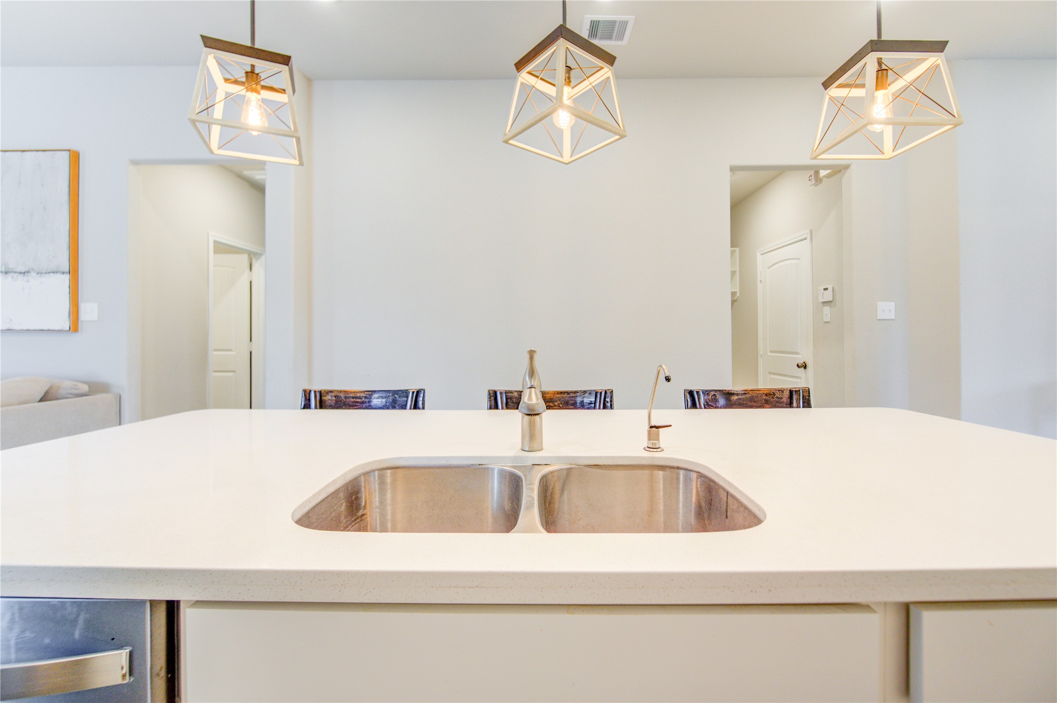 5011 Yellow Rays Trail Katy, TX 77493 - Photo 18 of 47 a close view of a sink a counter top space and appliances