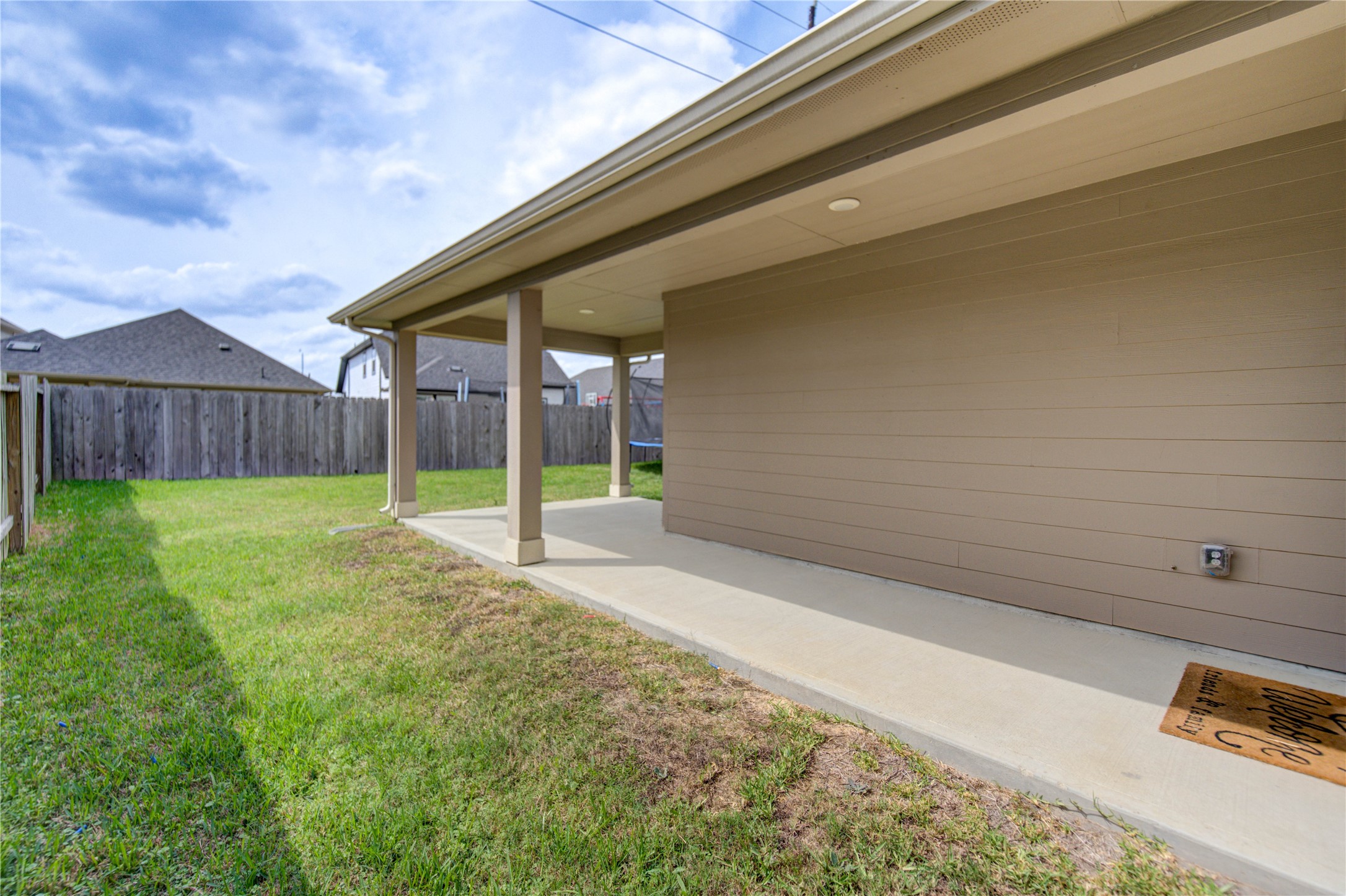 5011 Yellow Rays Trail Katy, TX 77493 - Photo 46 of 47 a view of a backyard with a garden