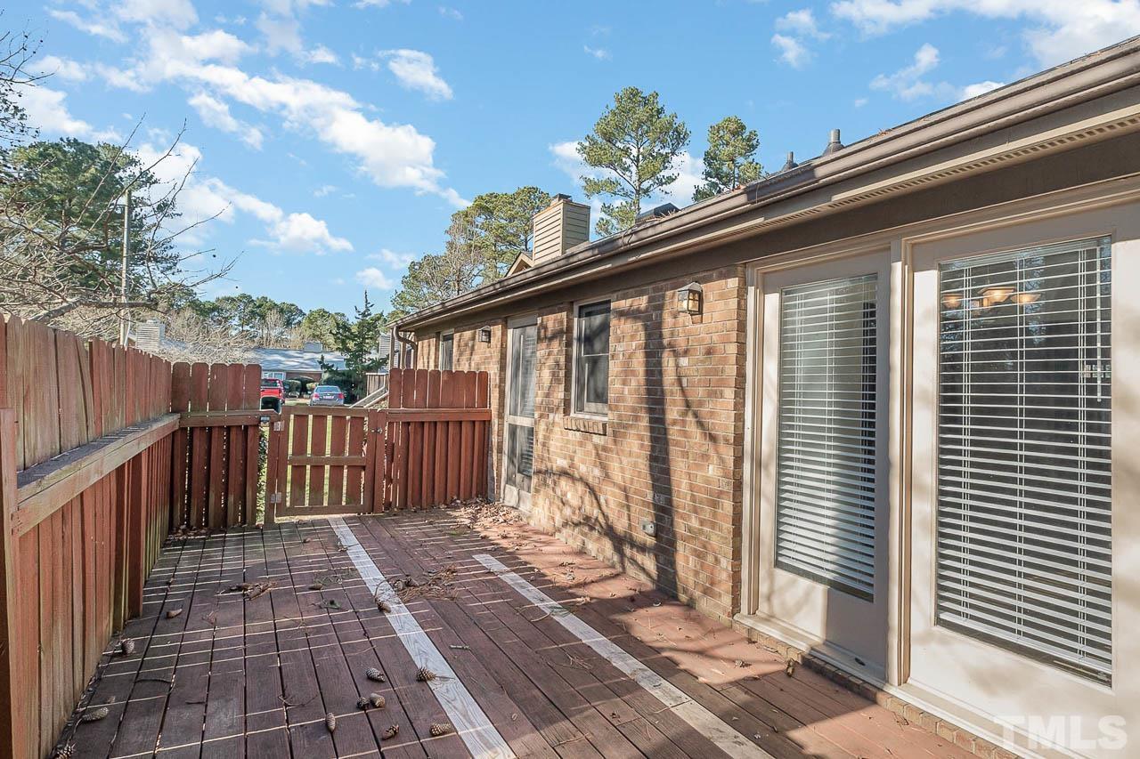 5500 Fortunes Ridge Drive, Unit 73B Durham, NC 27713 - Photo 18 of 22 Deck furniture does not convey