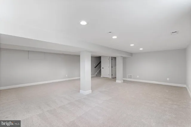 a view of an empty room