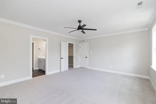 a view of an empty room