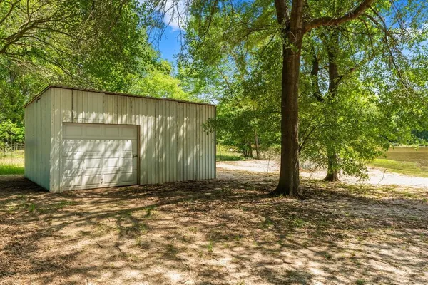 an aerial view of a houses