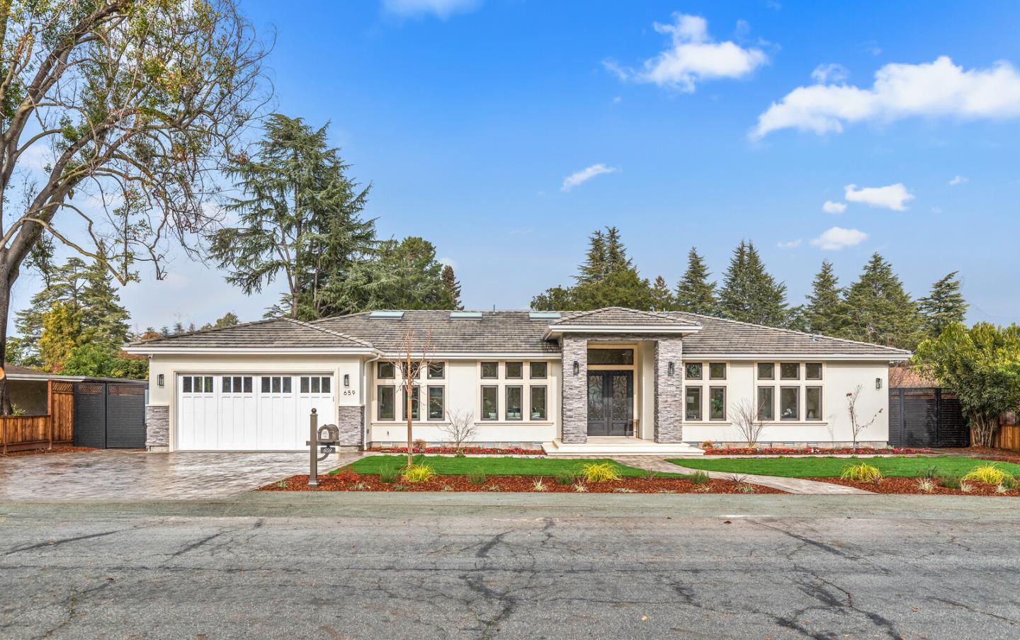 659 Spargur Drive Los Altos, CA 94022 - Photo 1 of 1 a view of pool with umbrella and wooden fence