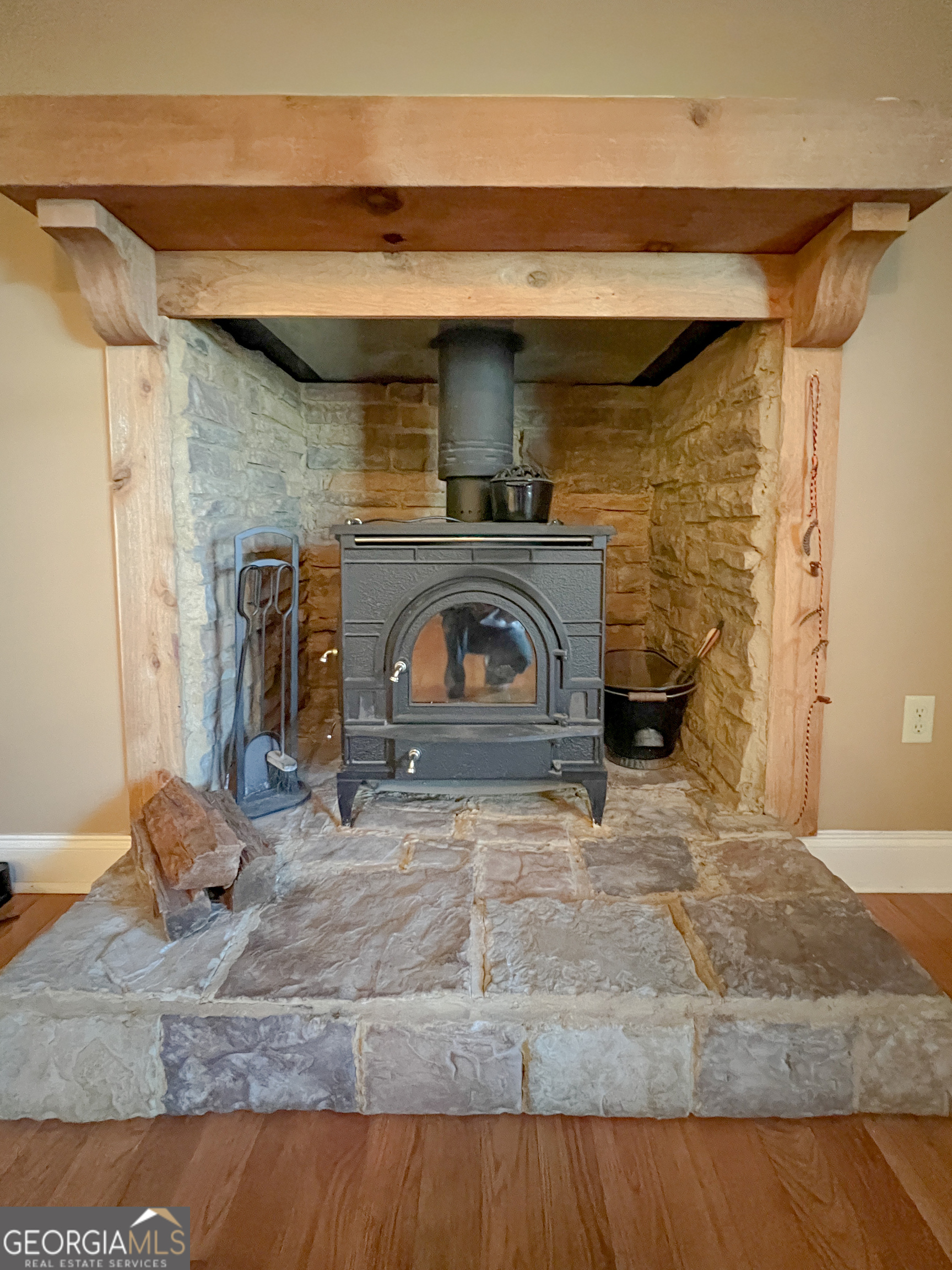 1610 Clifton Road Statesboro, GA 30458 - Photo 12 of 37 a view of a fireplace in a room